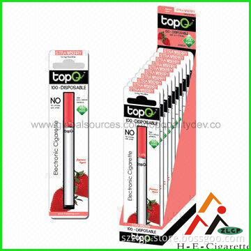 100mm Disposable E-Cigarette with Strawberry/Grape Flavors